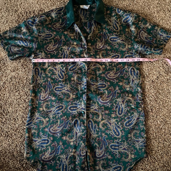 VTG Sostanza Paisley Shirt Dress - Picture 4 of 6